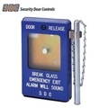 Sdc BREAK GLASS DOOR RELEASE DPDT 10A W/SIREN BLUE SDC-491